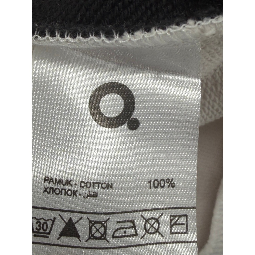 Que Cotton French Terry Sleeveless Sweatshirt Colorblock Geometric Avant‎ Garde - Picture 7 of 9